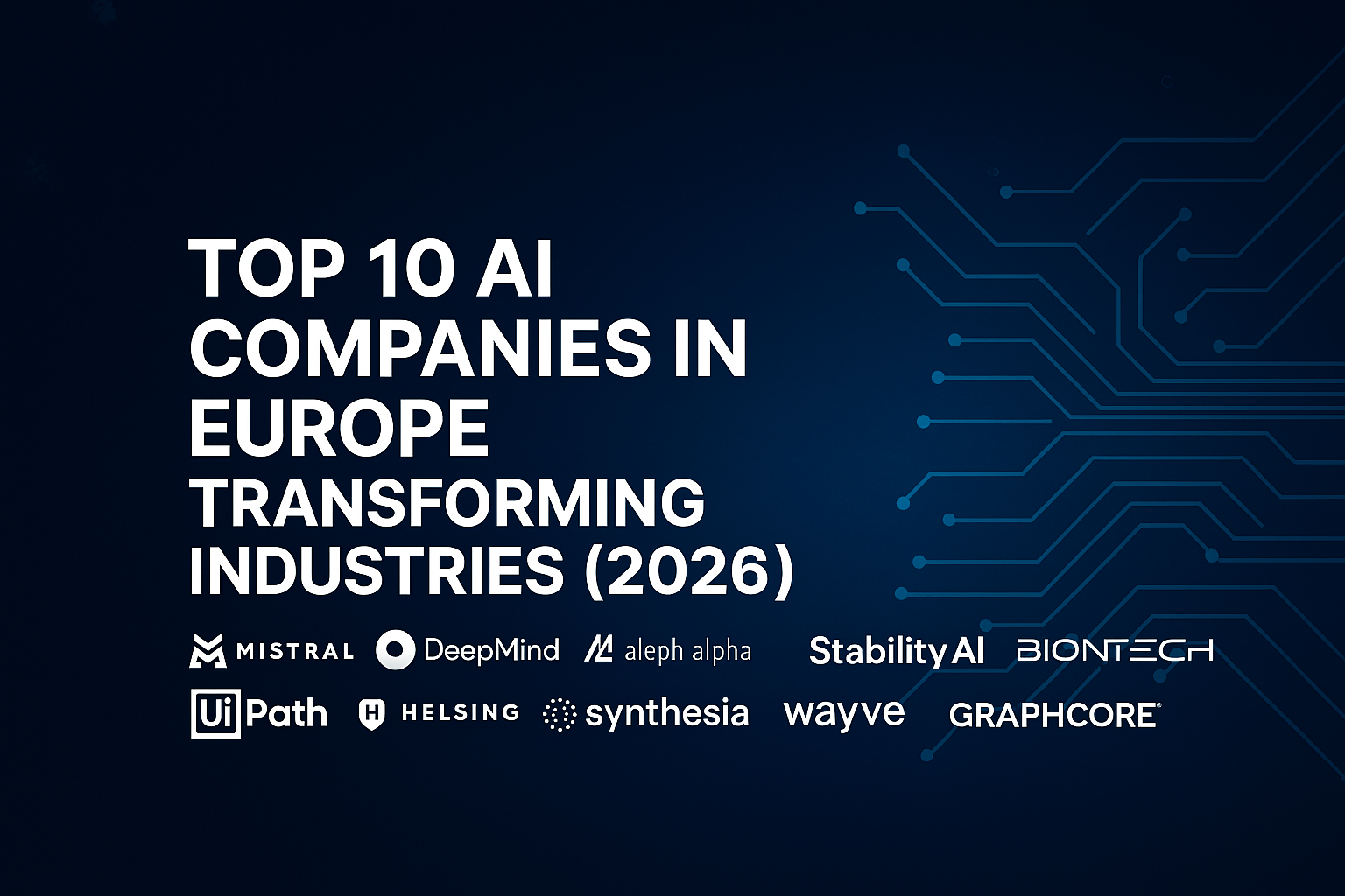 Top 10 AI Companies in Europe Transforming Industries (2026)
